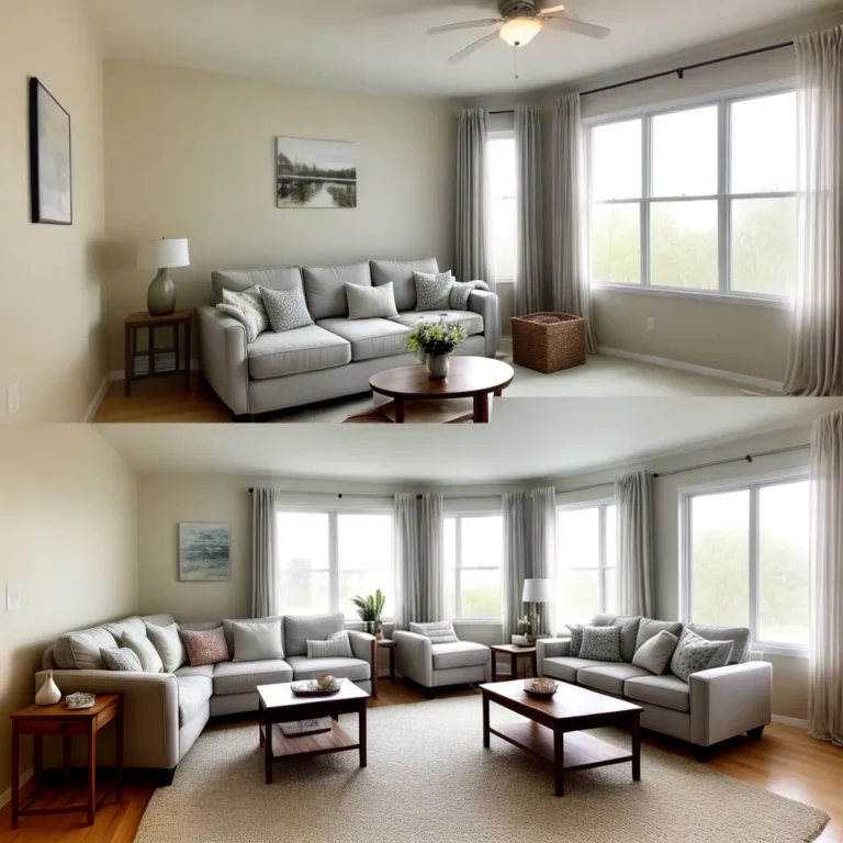 A escolha da cortina perfeita para o seu living room