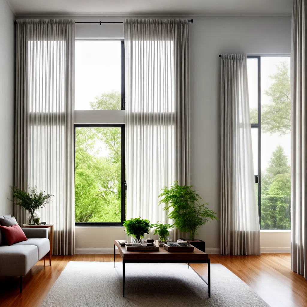 A escolha da cortina perfeita para o seu living room