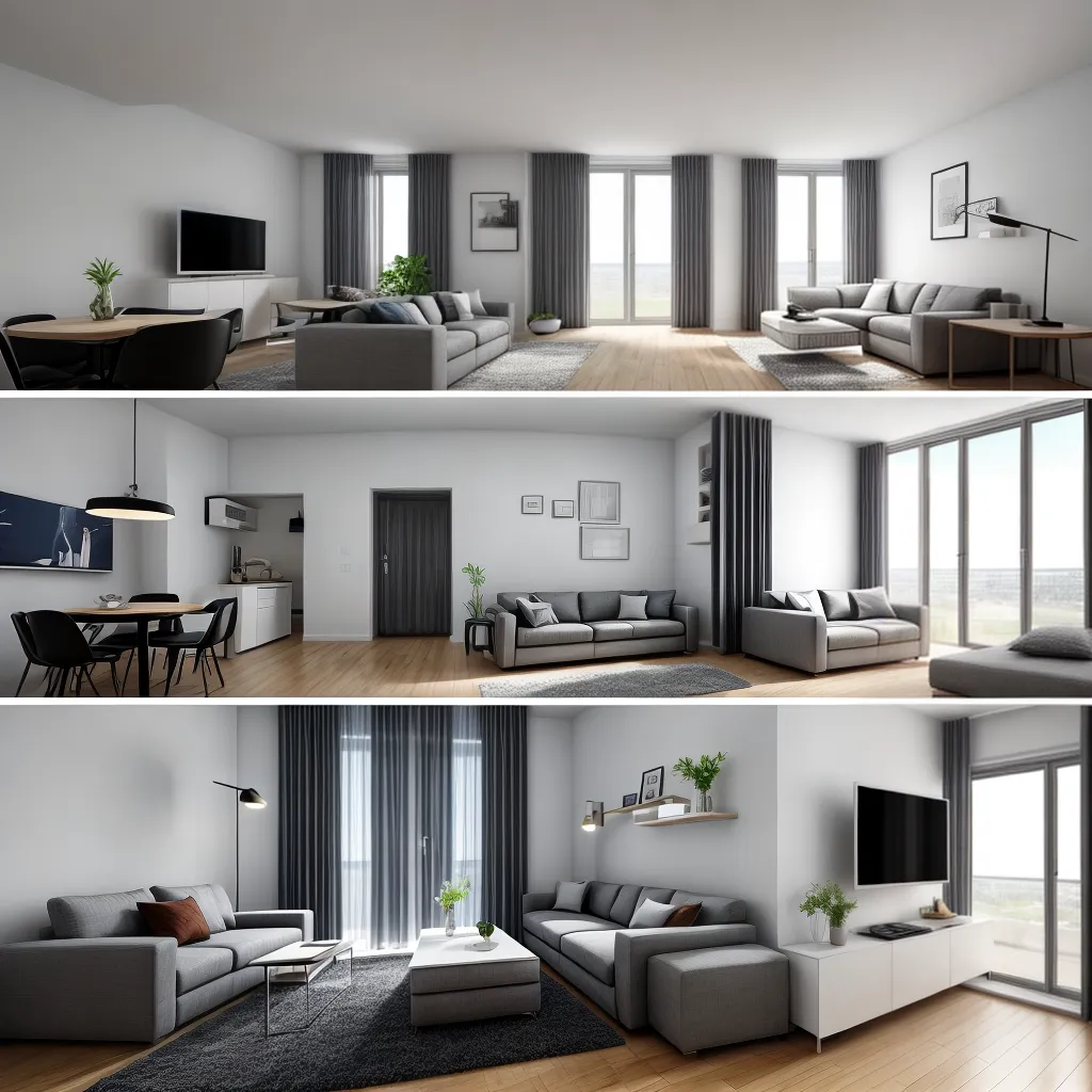 apartamento estudio moderno compacto