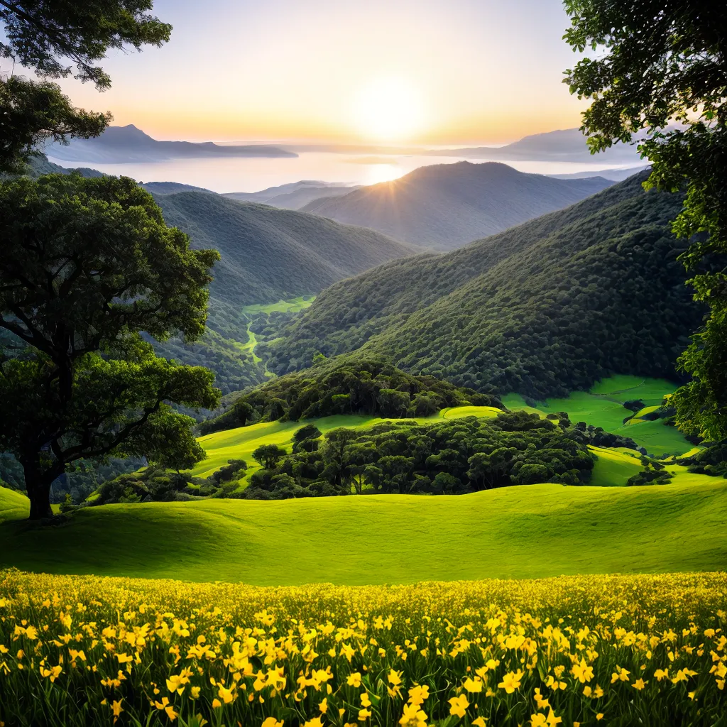 poder natureza por do sol 2024