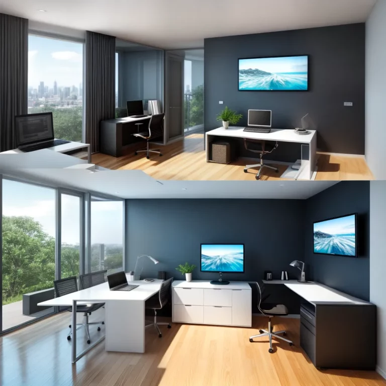 Reinvente seu Home Office com Inspirações de 2024.