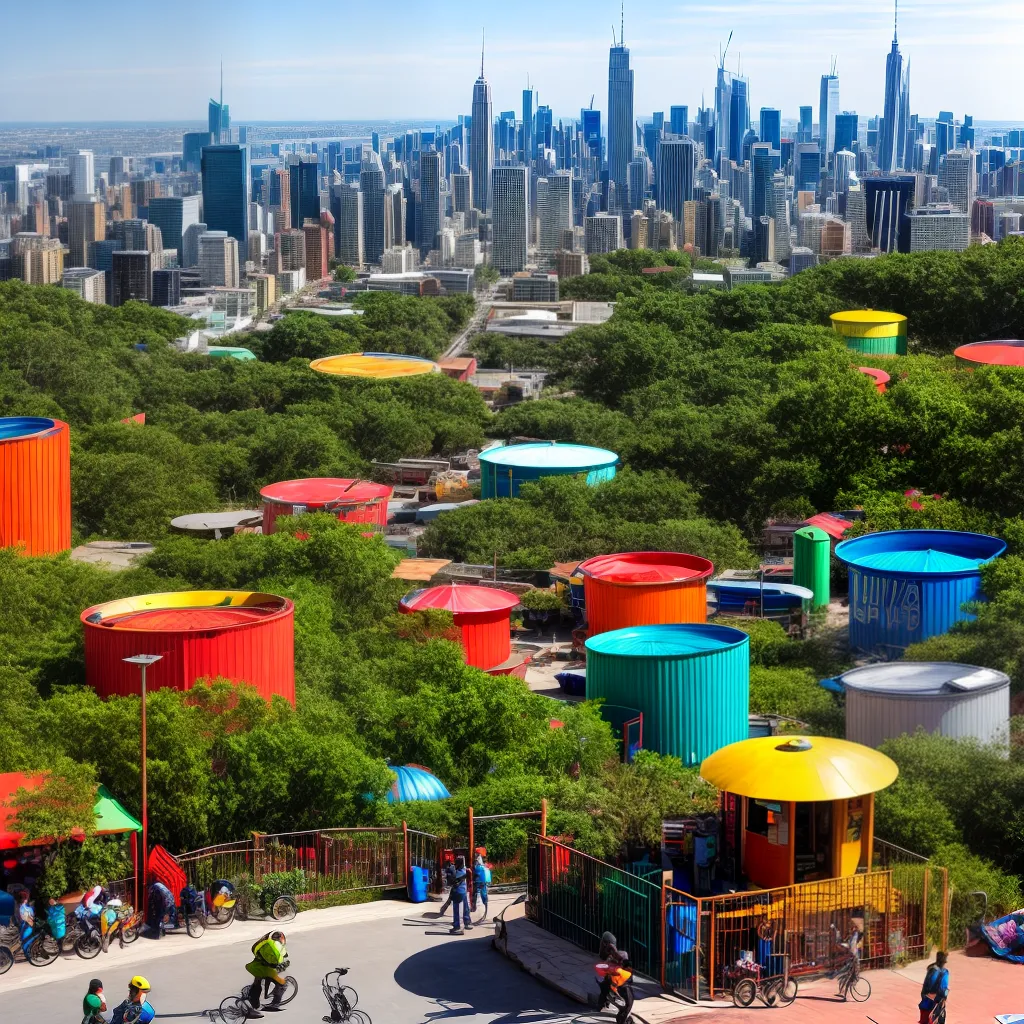 cidade esculturas recicladas transformacao