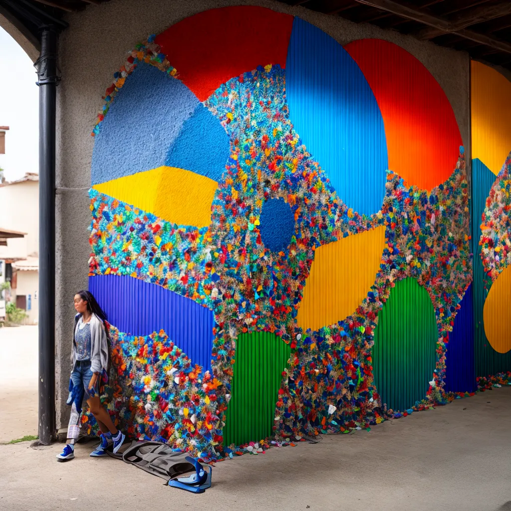 arte reciclada instalacao criativa