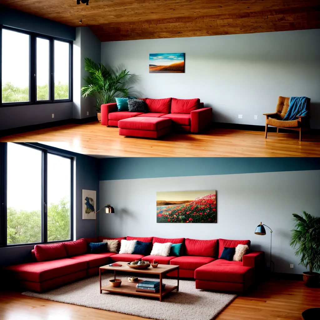 sala ecologica sofa reciclado plantas