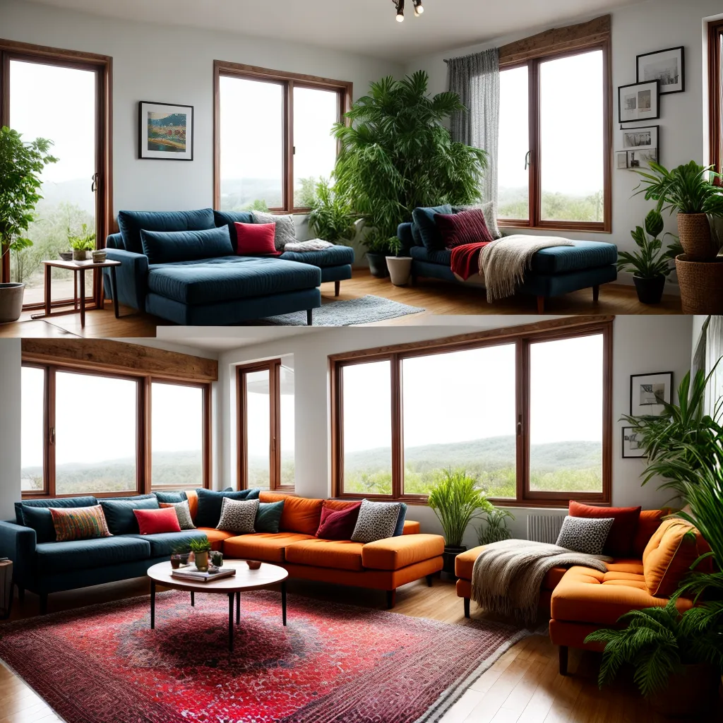 sala decorada sustentavel sofa reciclado