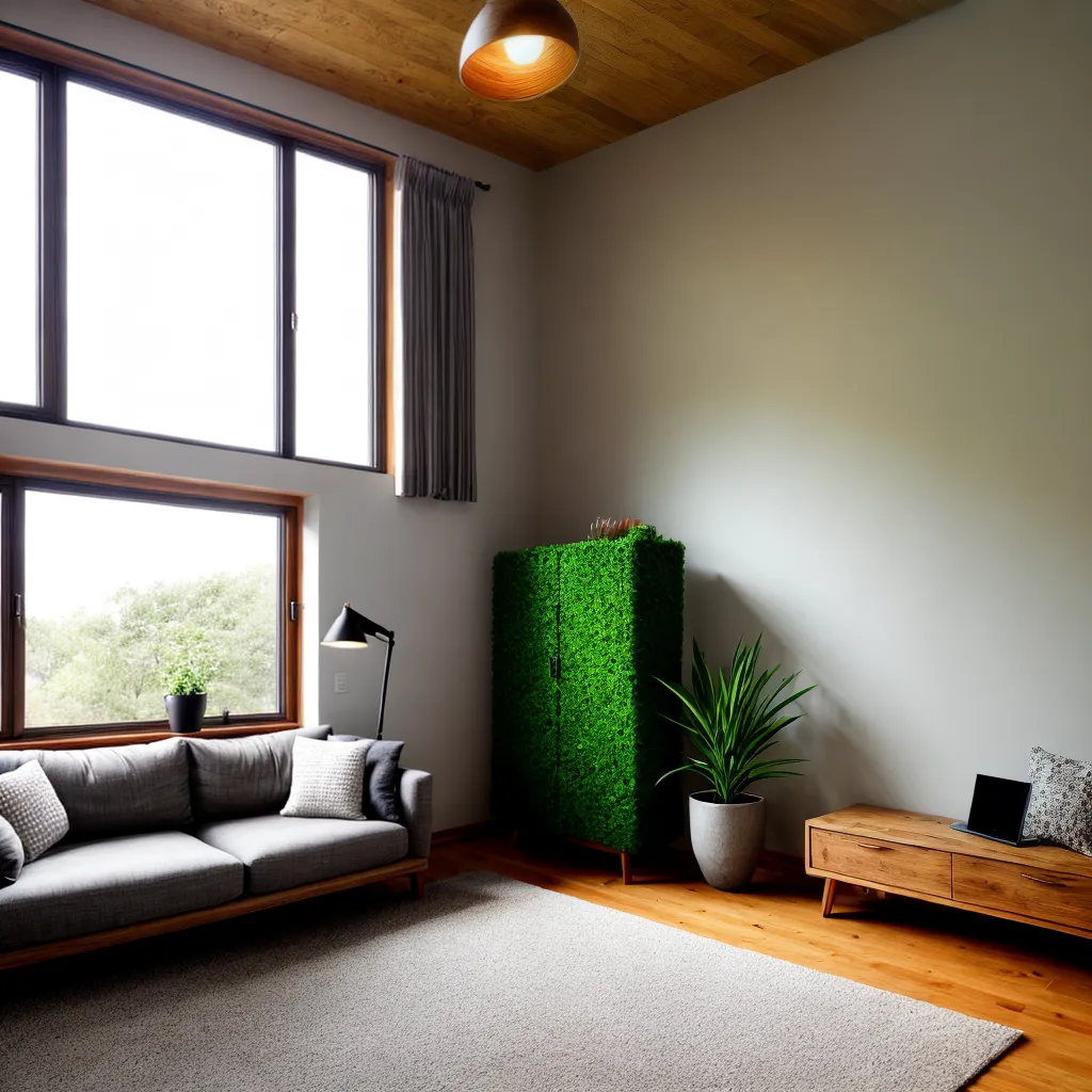 sala terrosa madeira reaproveitada plantas
