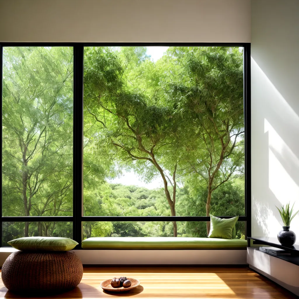 sala jardim luz natureza equilibrio