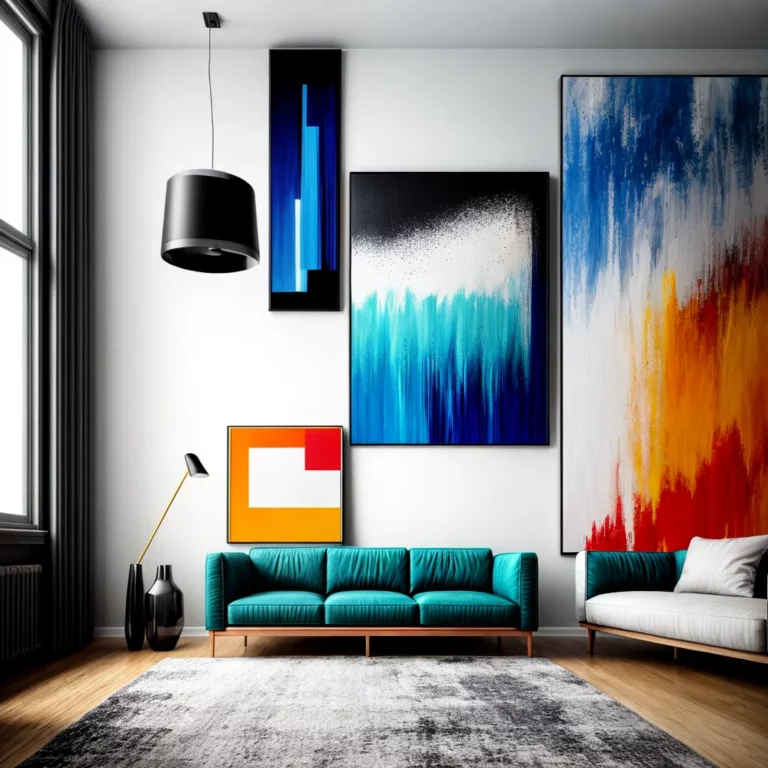 Introduza a Arte na Decoração: Tendências Artísticas de 2024.