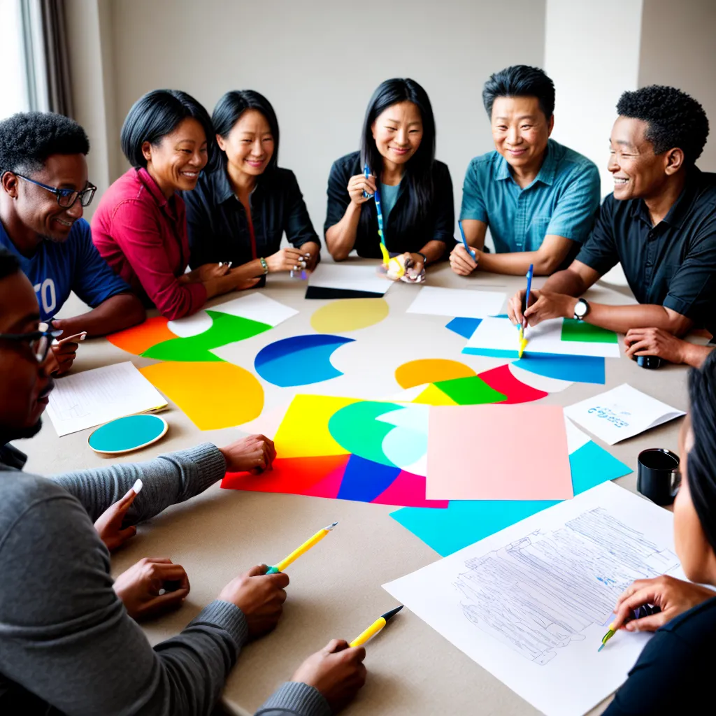 grupo diverso inclusao tecnologia criatividade
