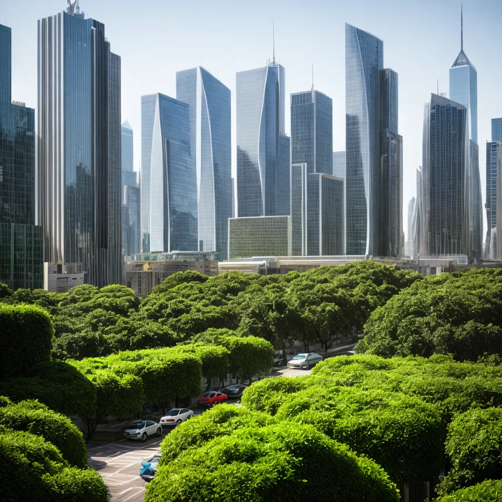 cidade futurista arquitetura sustentavel 2