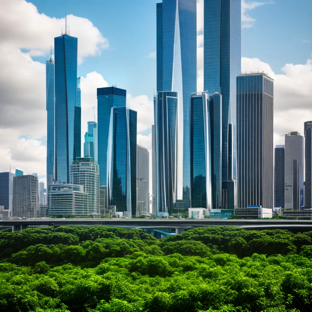 cidade futurista arquitetura sustentavel 3