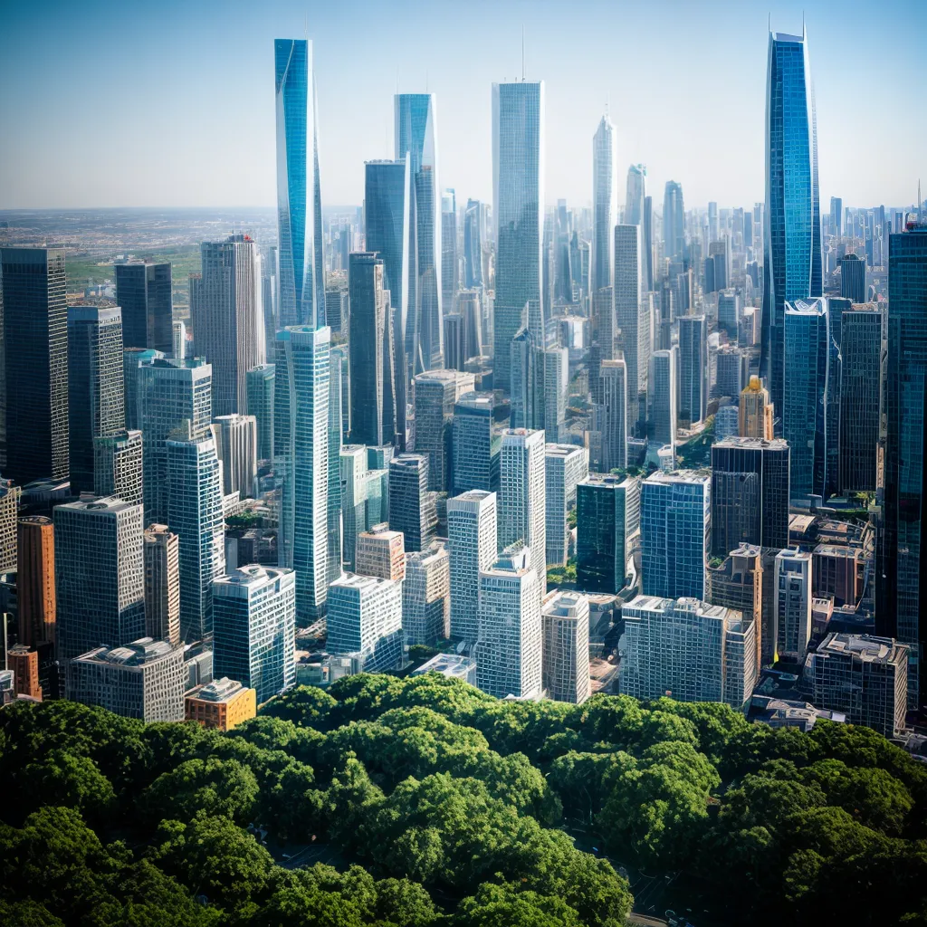 cidade futurista arquitetura inovadora 4
