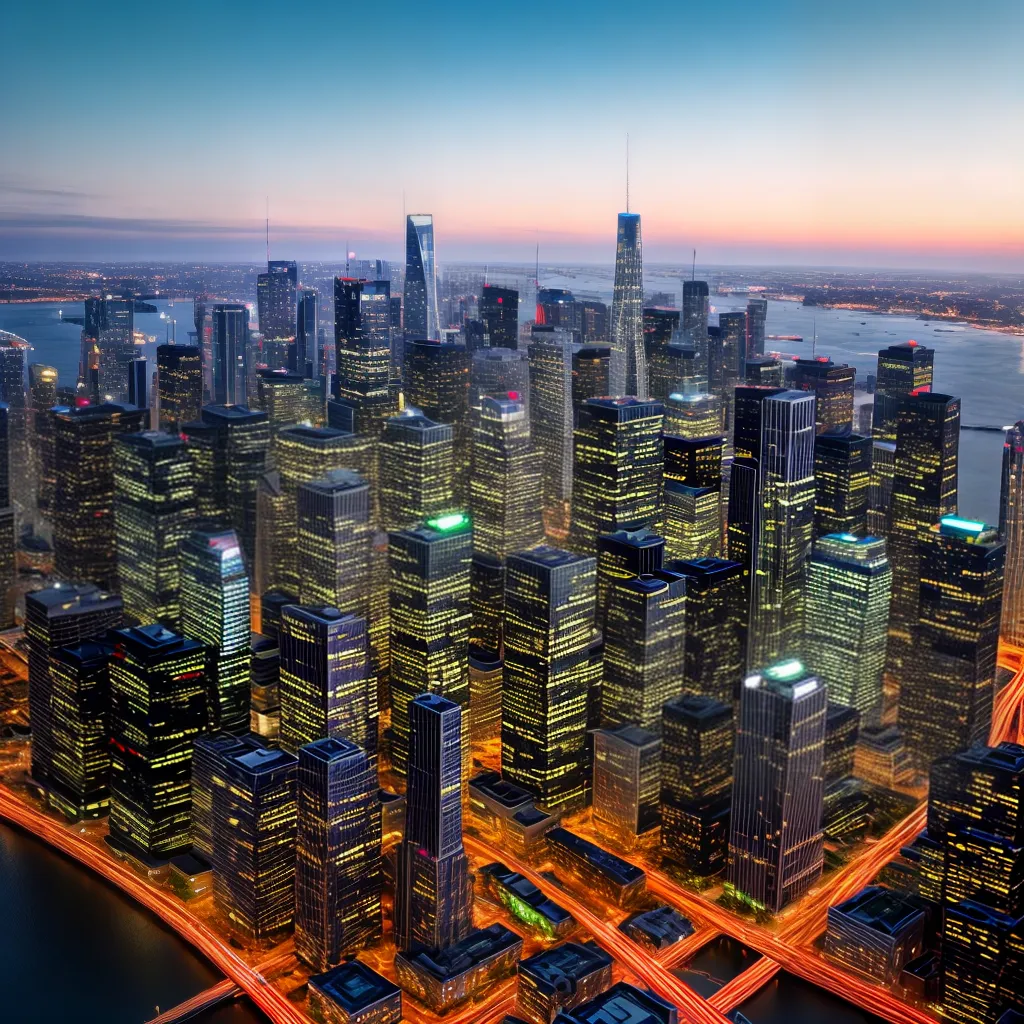 metropole futurista arquitetura inovadora