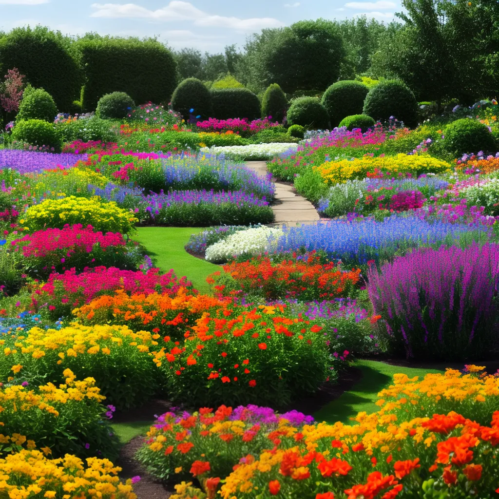 jardim futuro tendencias 2024 flores coloridas