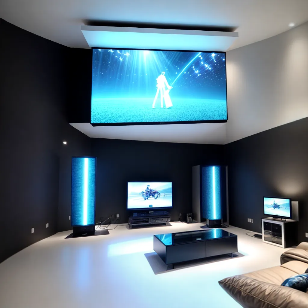sala futurista realidade virtual ai