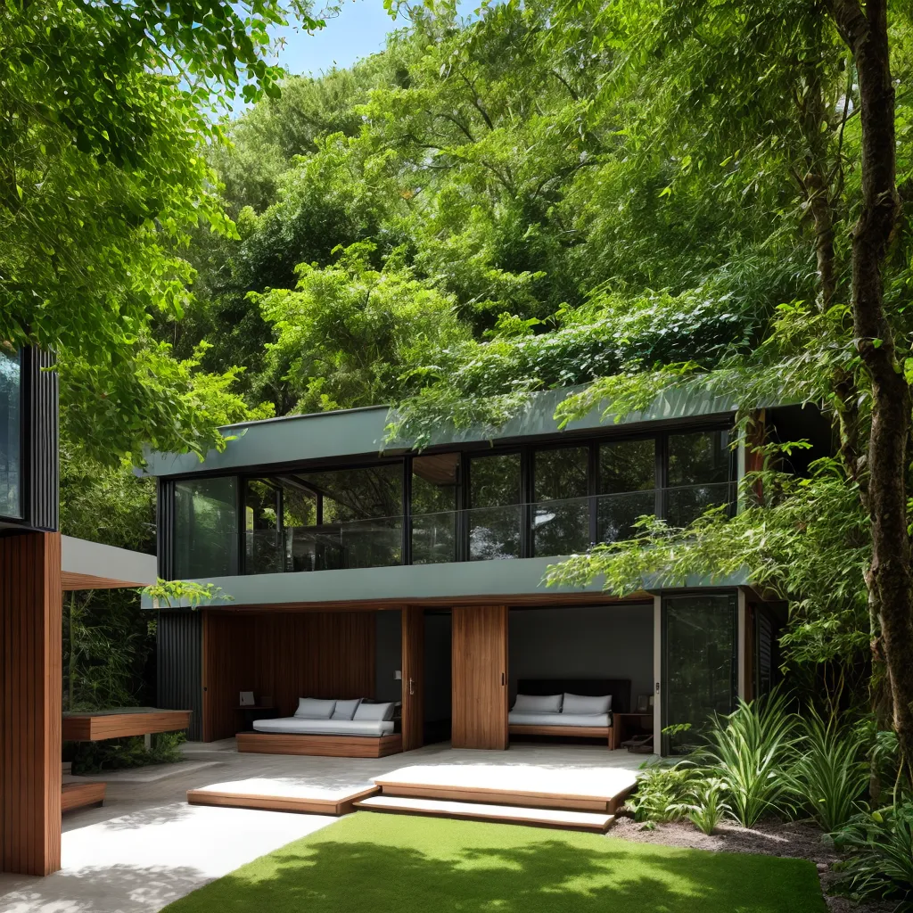 jardim verde banheiro ecologico sustentavel