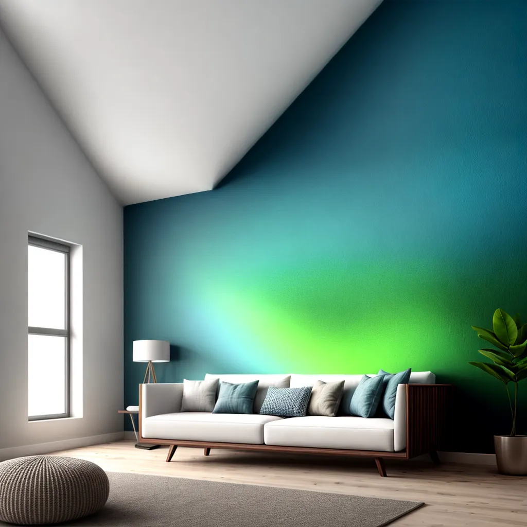 quarto moderno tons azul cinza