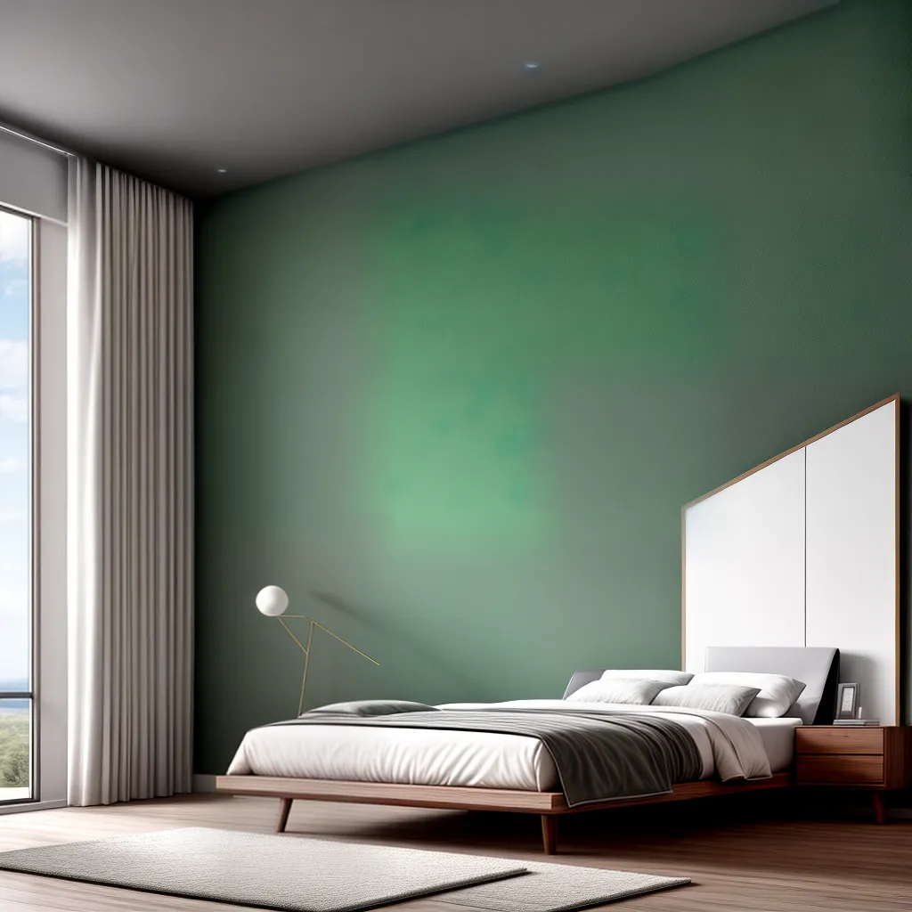 quarto minimalista moderno plantas iluminacao