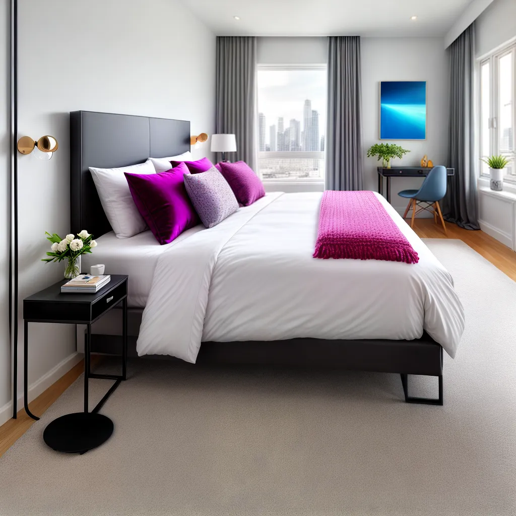 quarto moderno tecnologico acessorios