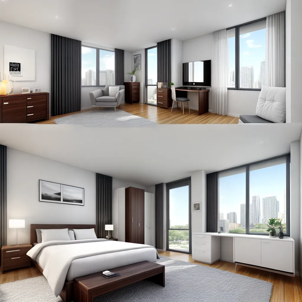 quarto moderno tecnologico espelho inteligente
