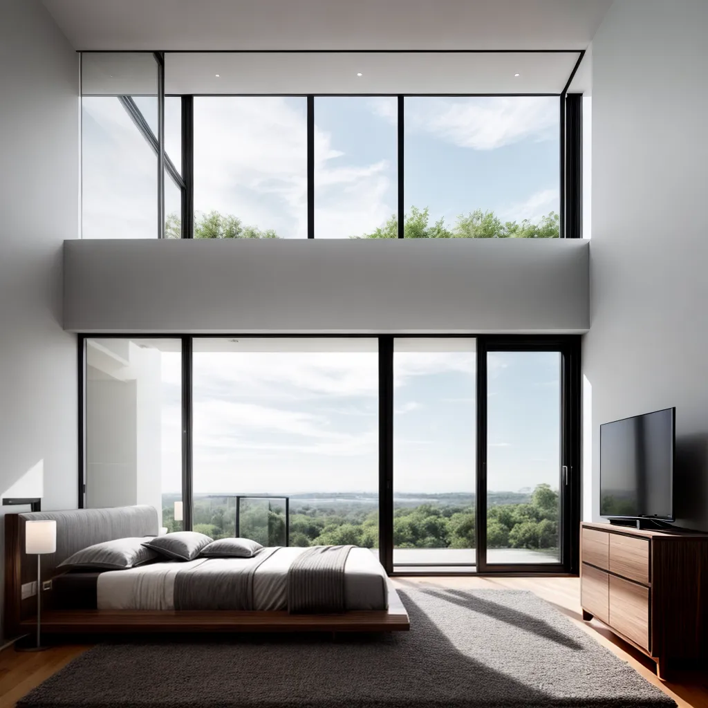 quarto moderno minimalista luz natural 1
