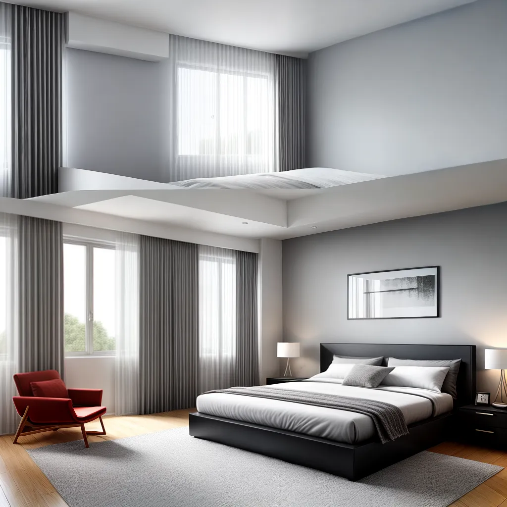 quarto moderno minimalista 2024