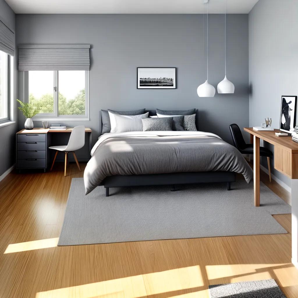 quarto moderno limpo 2024