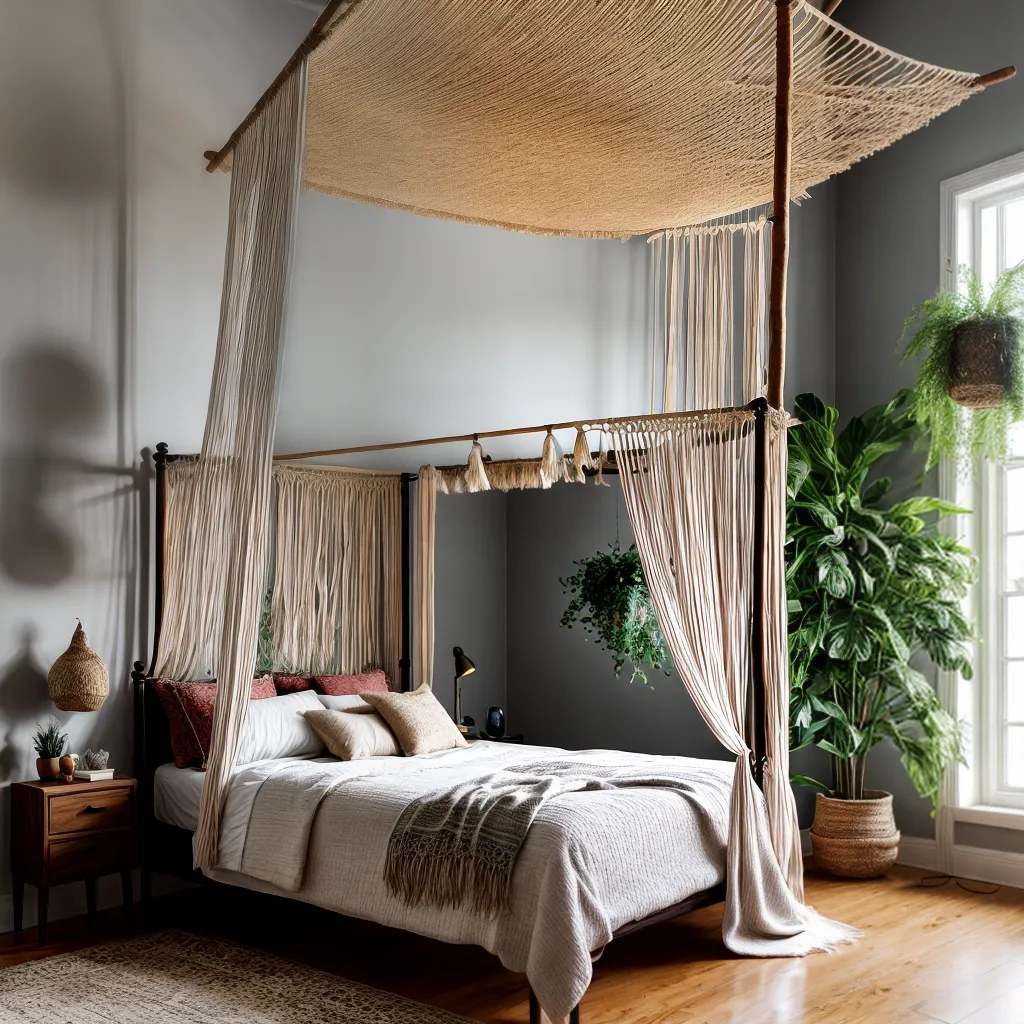 tendencias quarto boho chic 2024