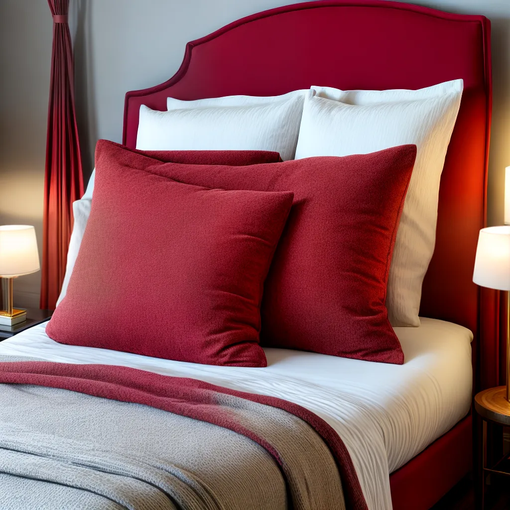 duvet oversized crimson conforto