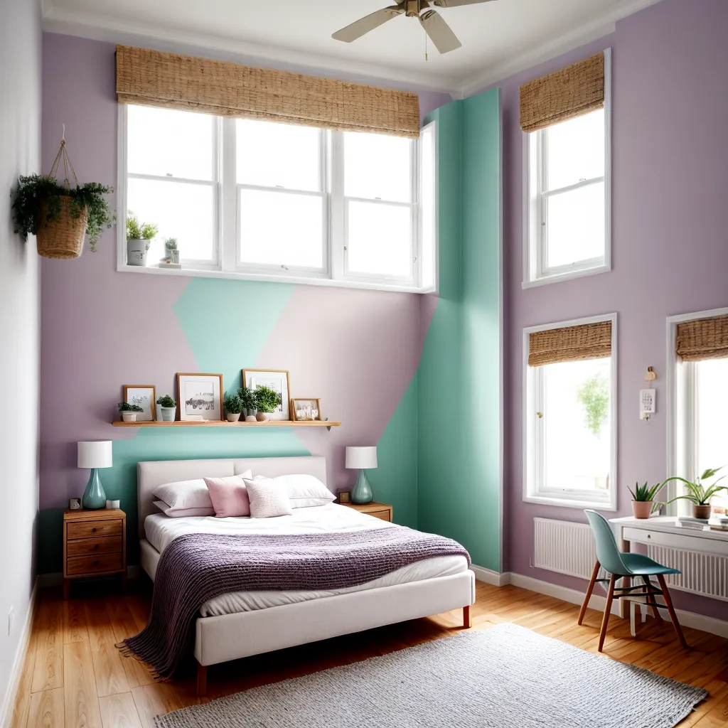 quarto acochoante pastel tons sereno