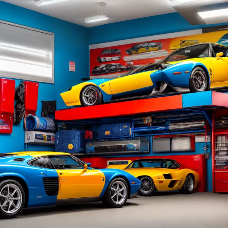 Garagem Estilizada: Cores que Dão Vida ao Espaço Automotivo!