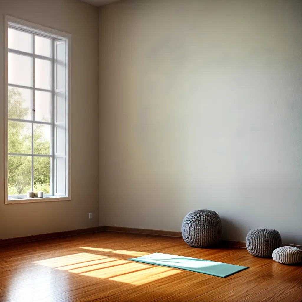 sala meditacao cores pastel buda