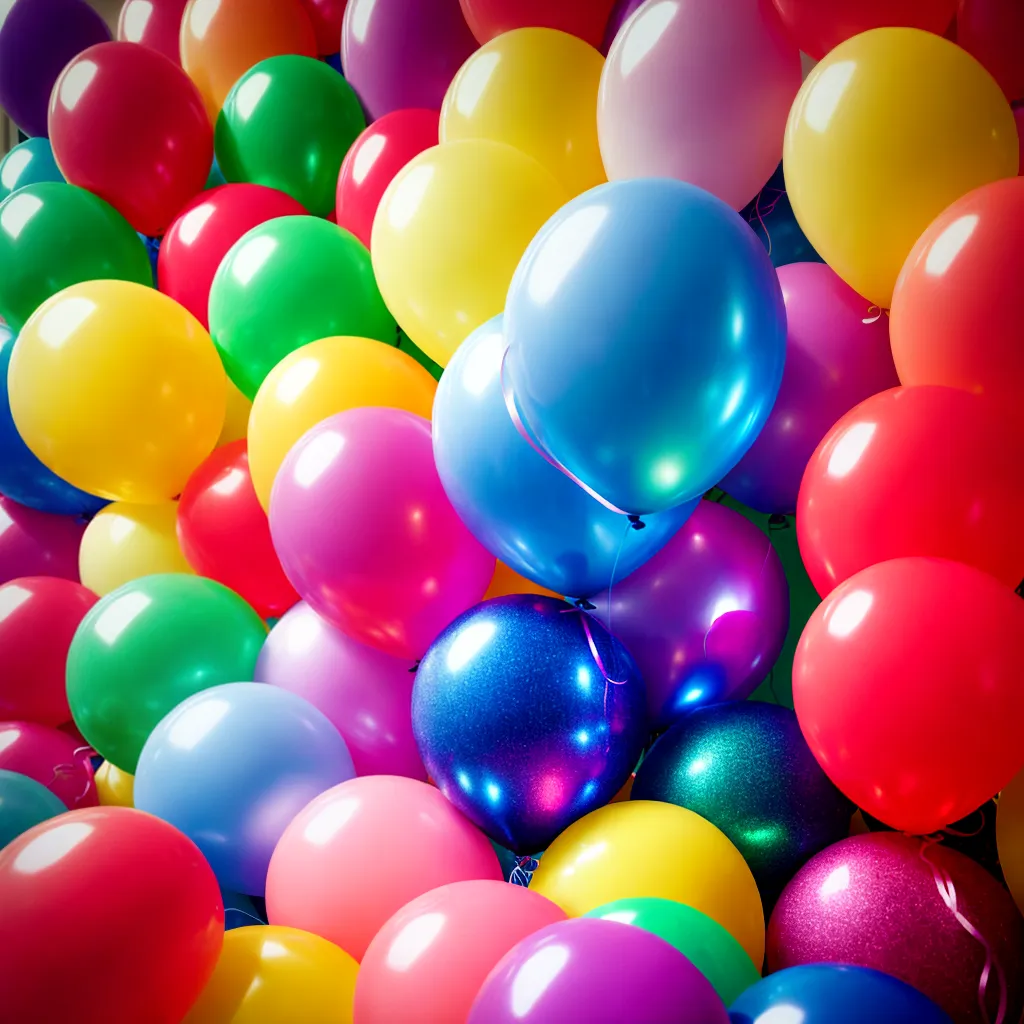 festa colorida baloes streamers confete 2