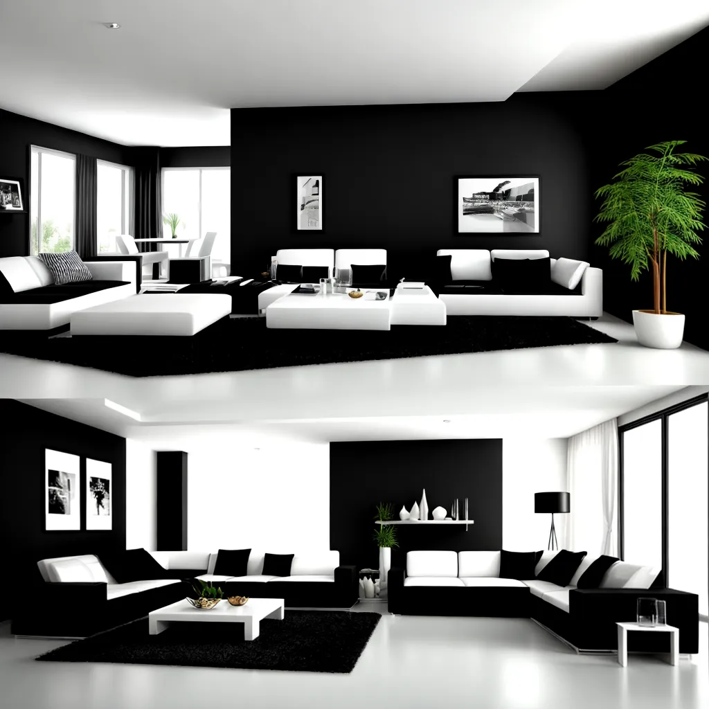 sala yin yang contraste harmonia