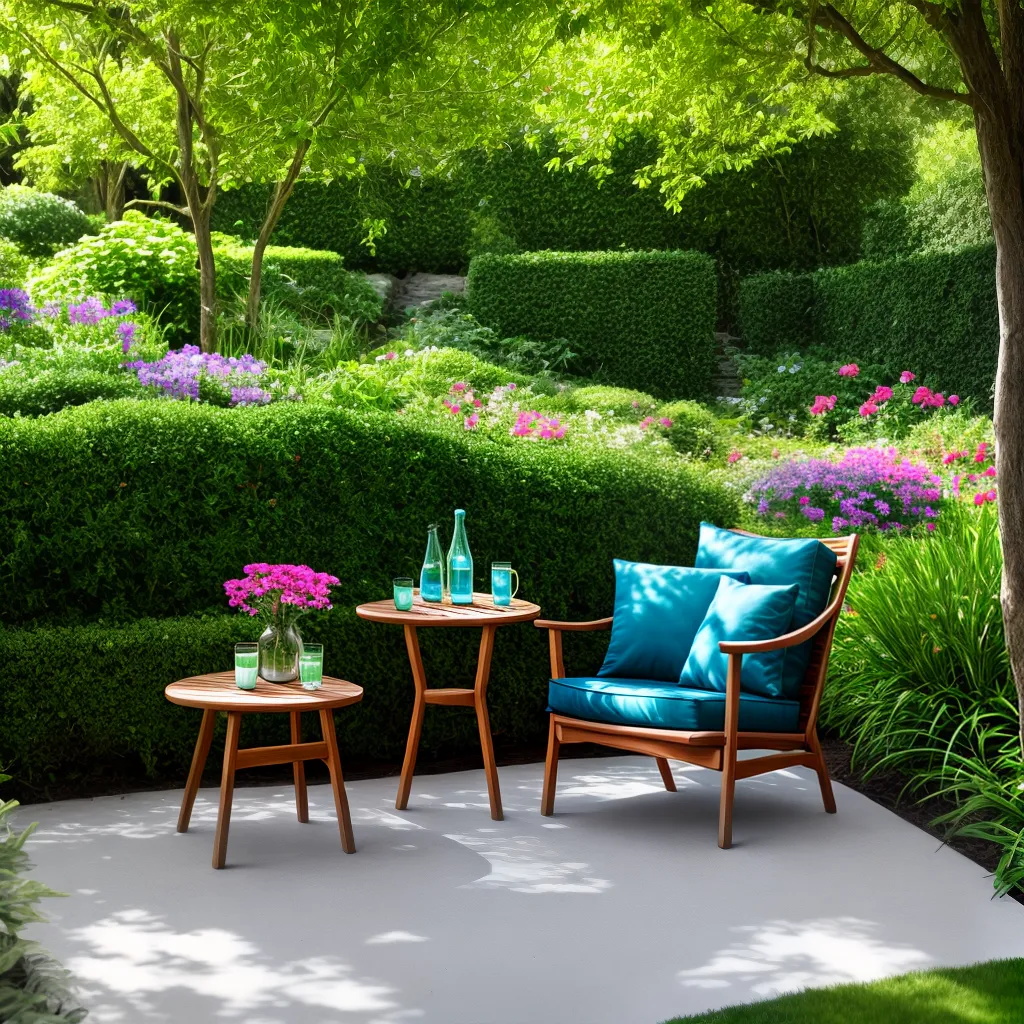 cadeira jardim conforto natureza