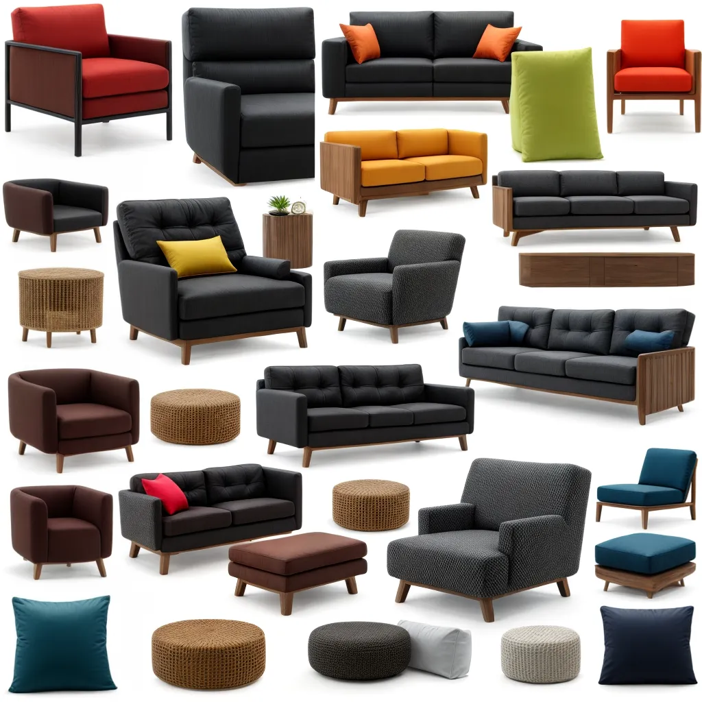 materiais cadeiras lounge madeira metal couro plastico