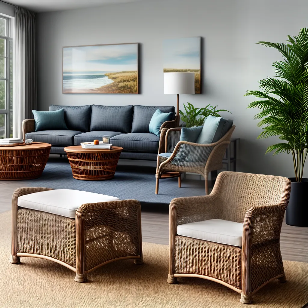 materiais cadeira lounge wicker madeira metal