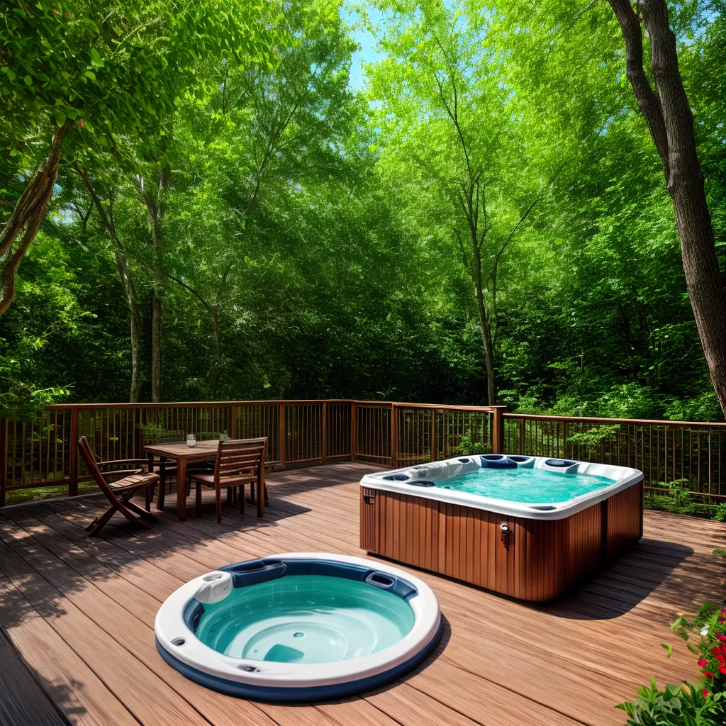 oasis jardim deck banheira