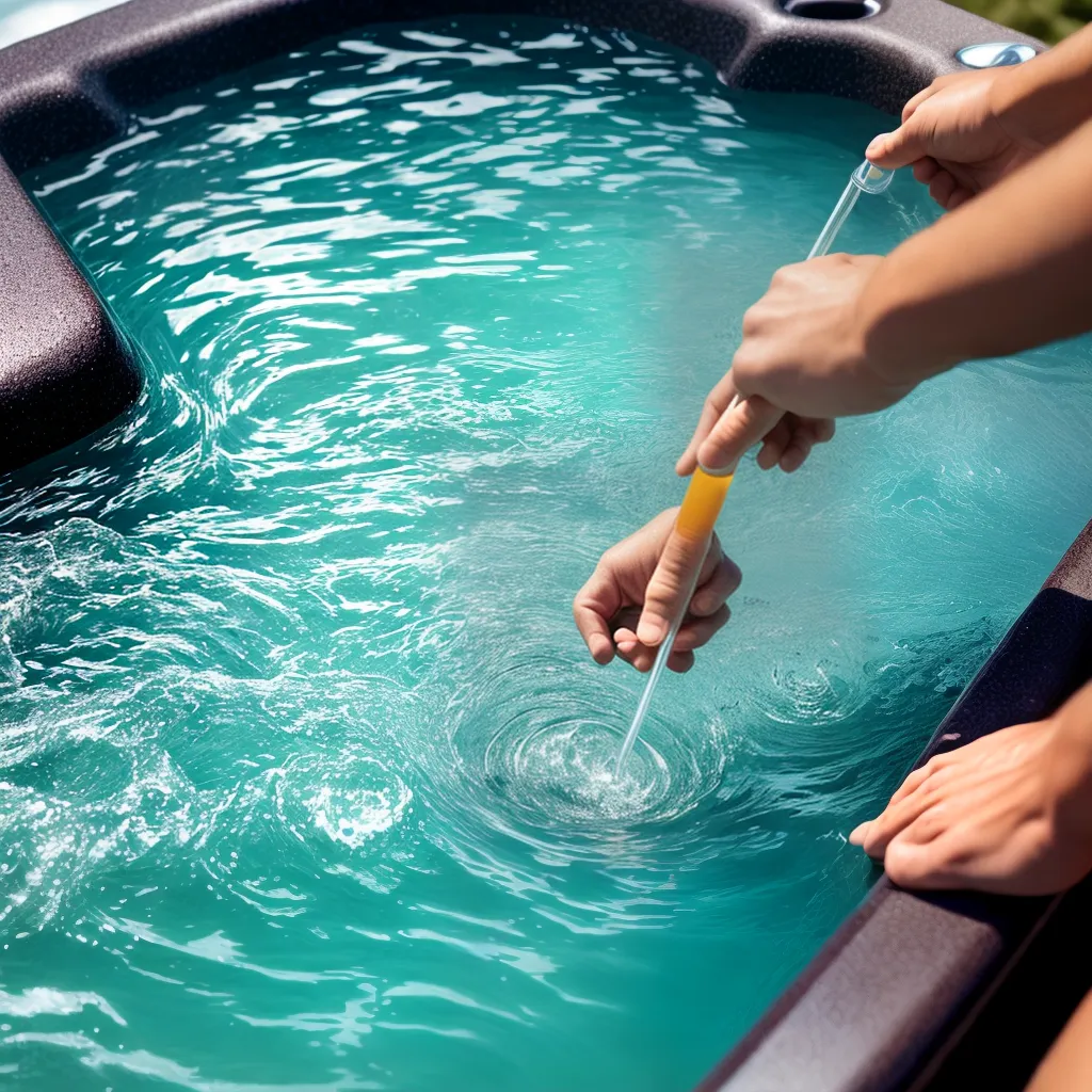 cuidados agua ofuro teste qualidade
