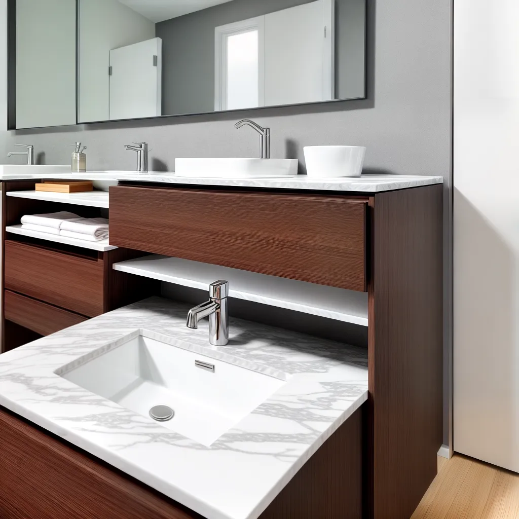banheiro moderno pia marmore 1