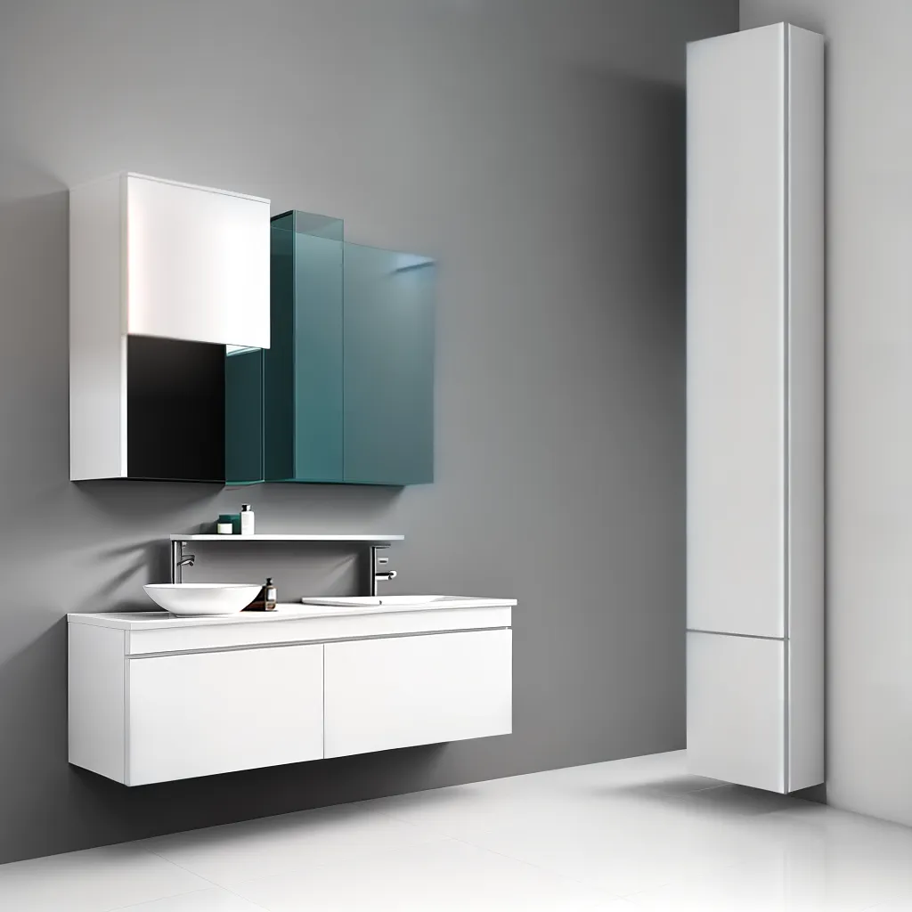 Modernidade em foco: Os gabinetes de banheiro em estilo minimalista