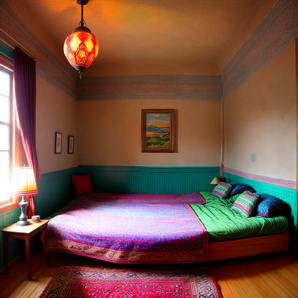 quarto acolhedor tema global