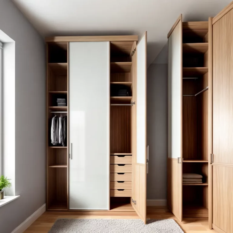 Guarda-roupas de canto: Como combinar funcionalidade e estilo