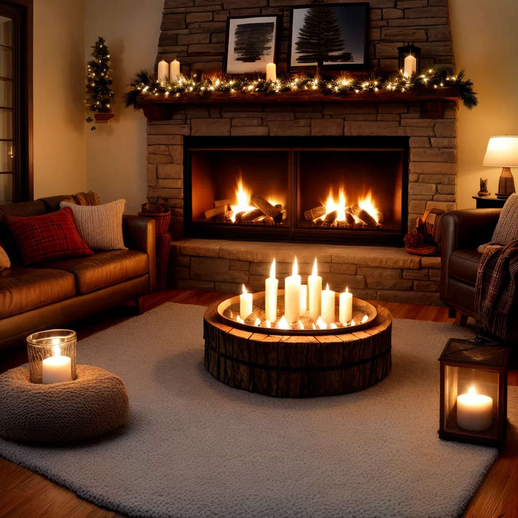 cabana inverno lareira acoalhador