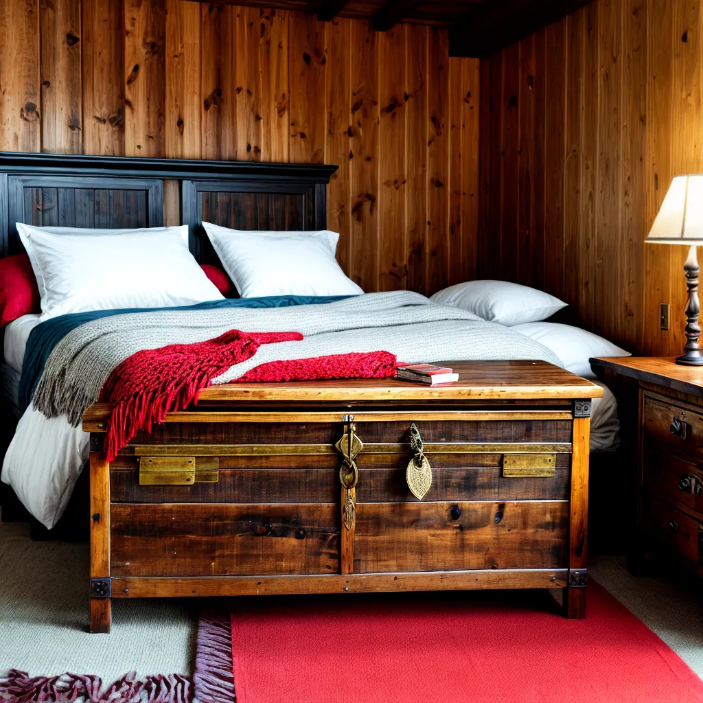 bau madeira esculpido cama cabana bau madeira esculpido cama cabana