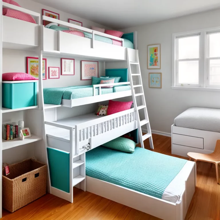 Maximize o Espaço: Beliches e Camas Elevadas para Quartos Infantis