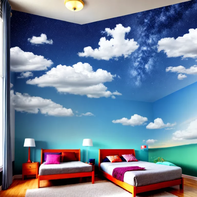 Adesivos de Parede para Complementar a Decoração da Cama Infantil
