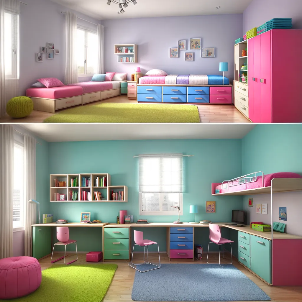 quarto infantil cama multifuncional