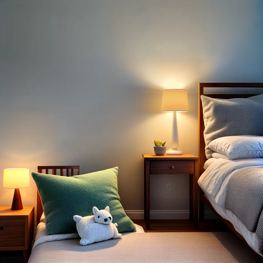 luz ajustavel cama infantil fofinha