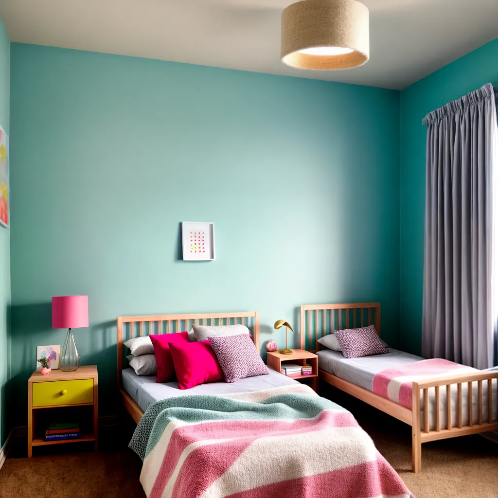 quarto infantil acolhedor iluminacao suave